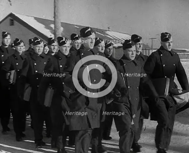 British Pilots Training Under the Air Training Plan in Canada, 1941. Creator: British Pathe Ltd.