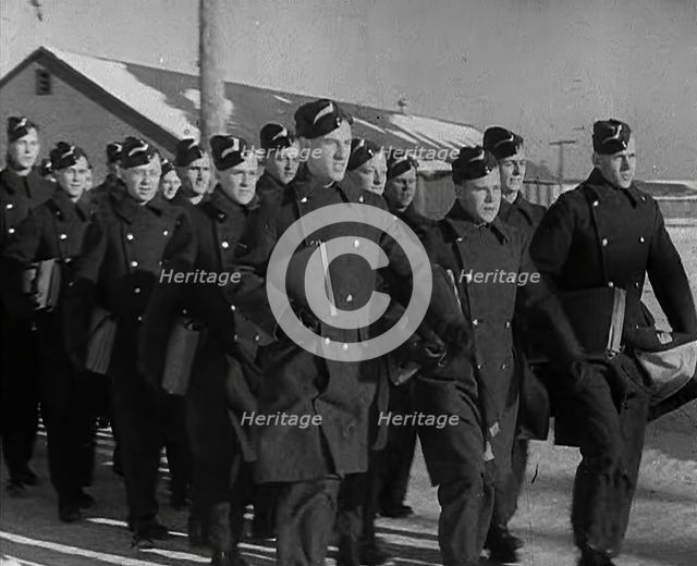 British Pilots Training Under the Air Training Plan in Canada, 1941. Creator: British Pathe Ltd.