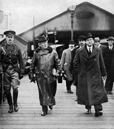 British Prime Minister Herbert Asquith visiting Ireland, 1914 (1951)