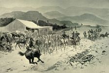 British Prisoners on Their Way to Pretoria: The First Halt 1901. Creator: Samuel Begg