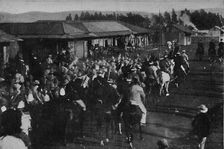 British prisoners of war during the Boer War being transported in Pretoria, 1900