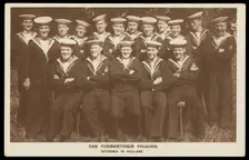 British prisoners of war posing for "The Timbertown Follies", at a prisoner of war...[1910-1919?]. Creator: Unknown