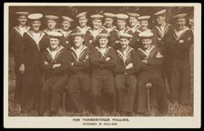 British prisoners of war posing for "The Timbertown Follies", at a prisoner of war...[1910-1919?]. Creator: Unknown