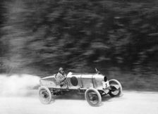 British racing driver George Bedford driving a Hillman Speed Model, 1922. Creator: Unknown