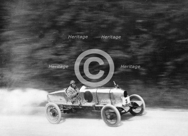 British racing driver George Bedford driving a Hillman Speed Model, 1922. Creator: Unknown.