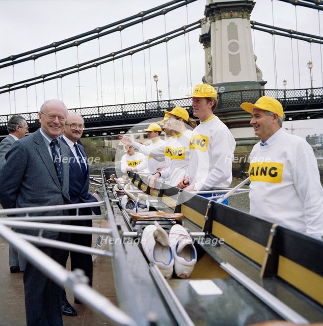 British Rowing, Lower Mall, Hammersmith, Hammersmith and Fulham, London, 01/03/1994. Creator: John Laing plc.