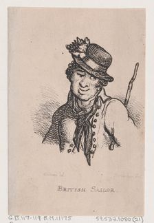 British Sailor, April 1808., April 1808. Creator: Thomas Rowlandson