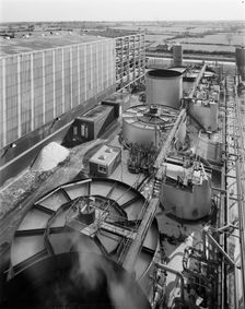British Salt Factory, Faulkner Lane, Middlewich, Cheshire, 28/04/1971. Creator: John Laing plc