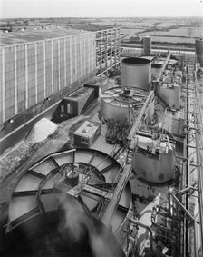 British Salt Factory, Faulkner Lane, Middlewich, Cheshire, 28/04/1971. Creator: John Laing plc