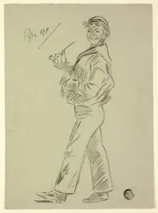 British Seaman on Shoreleave, n.d. Creator: Philip William May