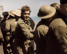 British Soldiers Aboard Ships Evacuating Dunkirk, 1940. Creator: British Pathe Ltd