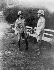 British soldiers, Chakrata, India, 1917