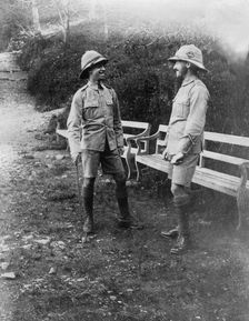 British soldiers, Chakrata, India, 1917