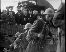 British Soldiers Disembarking at Dover Following the Evacuation of Dunkirk, 1940. Creator: British Pathe Ltd