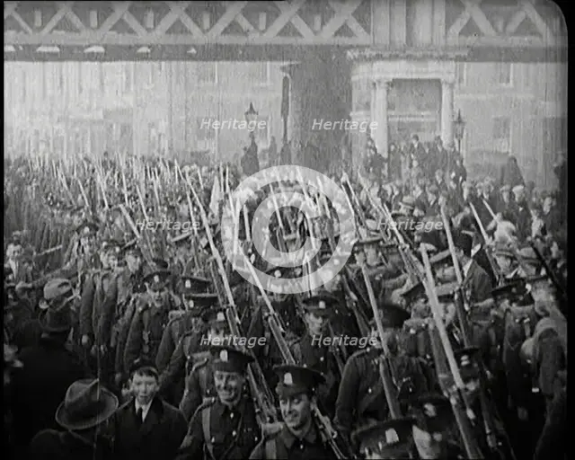 British Soldiers Leaving Ireland, 1922. Creator: British Pathe Ltd.