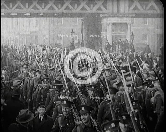 British Soldiers Leaving Ireland, 1922. Creator: British Pathe Ltd.