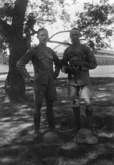 British soldiers, Muttra, India, 1917