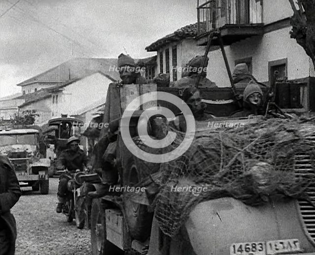 British Soldiers Retreating in Greece, 1941. Creator: British Pathe Ltd.