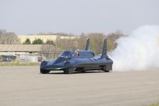 British Steam Car Challenge testing at Thorney Island