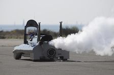 British Steam Car Challenge testing at Thorney Island