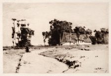 Brittany Trees, 1885-1887. Creator: Charles Adams Platt (American, 1861-1933)