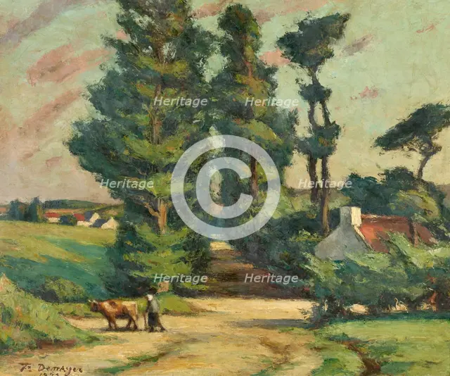 Britton Landscape, 1932. Creator: Flelix Denayer.