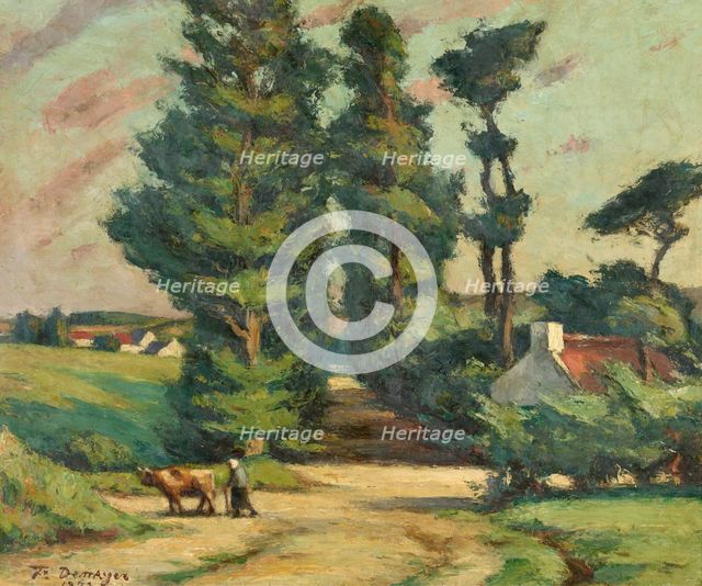 Britton Landscape, 1932. Creator: Flelix Denayer.