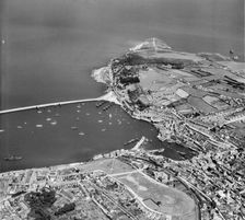 Brixham Harbour and town, Devon, 1947. Artist: Aerofilms