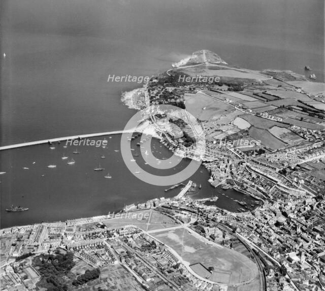 Brixham Harbour and town, Devon, 1947. Artist: Aerofilms.