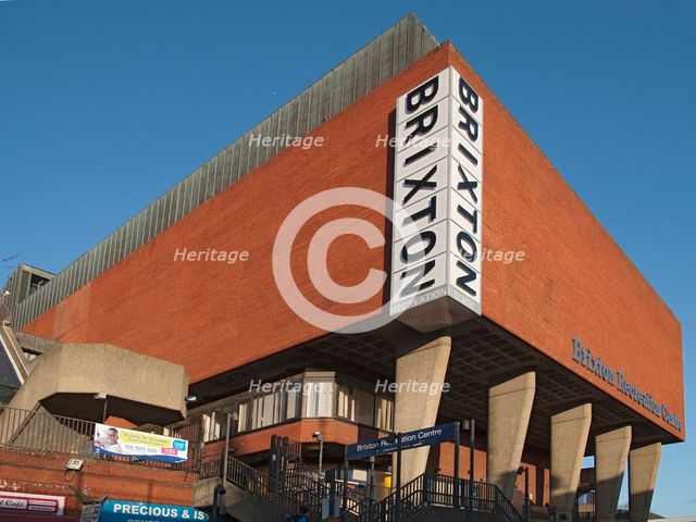 Brixton Recreation Centre, Brixton, Lambeth, Greater London Authority, 2012. Creator: Simon Inglis.