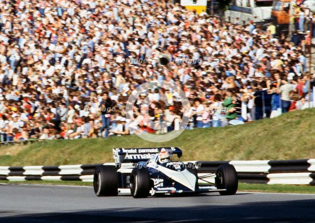 BRM BT52, Nelson Piquet, 1983 Grand Prix of Europe at Brands Hatch. Creator: Unknown.