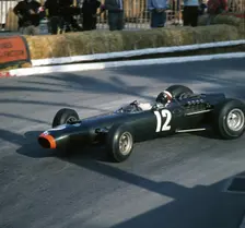 BRM P261, Jackie Stewart 1966 Monaco Grand Prix, winner.. Creator: Unknown