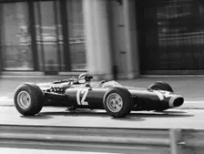 BRM P261, Jackie Stewart 1966 Monaco Grand Prix, winner.. Creator: Unknown