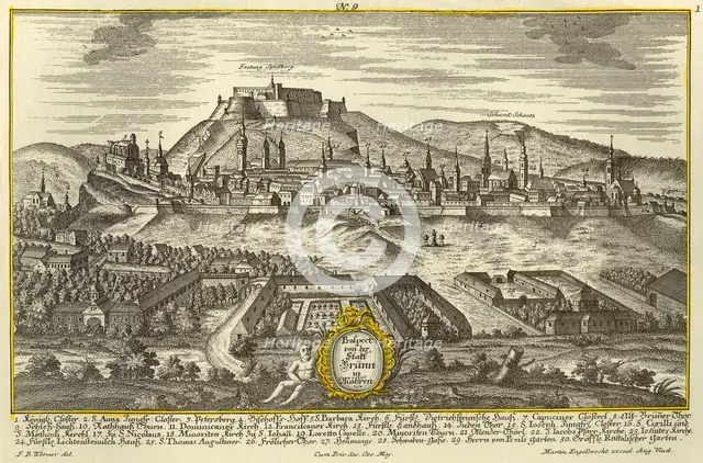 Brno, c1740.  Creator: Johann Georg Ringlin.
