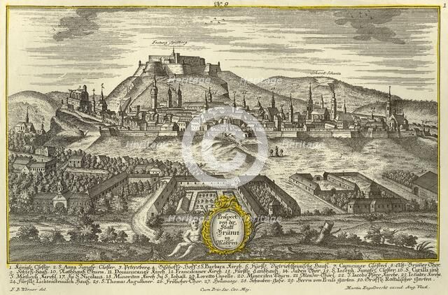 Brno, c1740.  Creator: Johann Georg Ringlin.