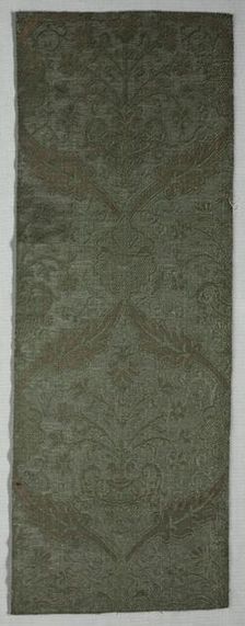Brocatelle Textile, 1500s. Creator: Unknown