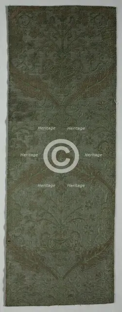 Brocatelle Textile, 1500s. Creator: Unknown.