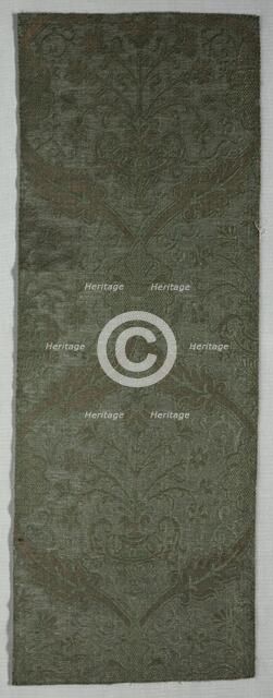 Brocatelle Textile, 1500s. Creator: Unknown.