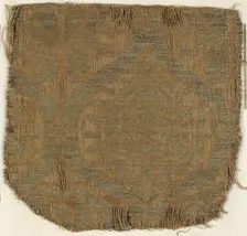 Brocatelle Textile, German, 12th-13th century. Creator: Unknown