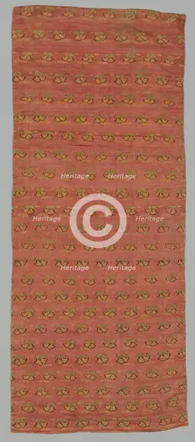 Brocade, 1700s - 1800s. Creator: Unknown.