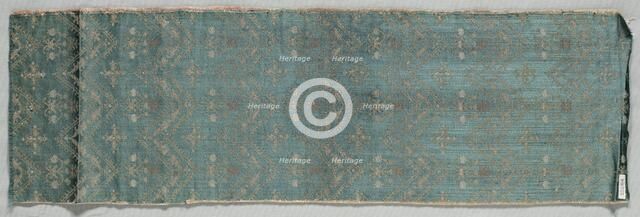 Brocade Textile, 1500s. Creator: Unknown.