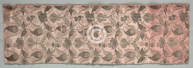 Brocade Textile, 1600s. Creator: Unknown.