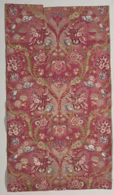 Brocade Textile, 18th century. Creator: Unknown