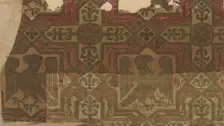 Brocade Textile, Italian, 13th century. Creator: Unknown