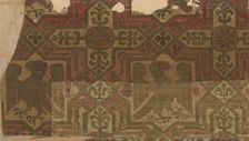 Brocade Textile, Italian, 13th century. Creator: Unknown