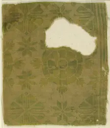 Brocade Textile, Italian, 14th century. Creator: Unknown