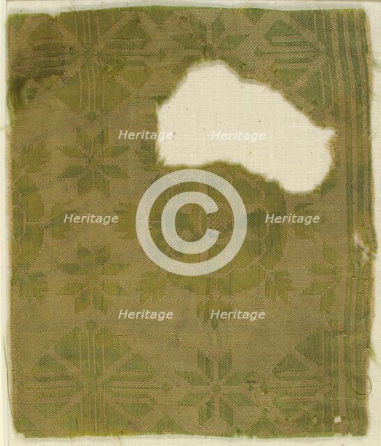 Brocade Textile, Italian, 14th century. Creator: Unknown.