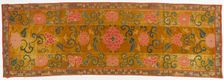 Brocade, velvet, in the form of a wall hanging, Qing dynasty, 1662-1722. Creator: Unknown