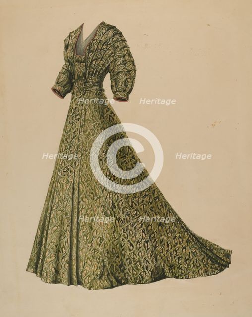 Brocade Costume, c. 1938. Creator: Isabelle De Strange.