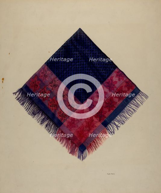 Brocade Kerchief, c. 1938. Creator: Angelo Bulone.